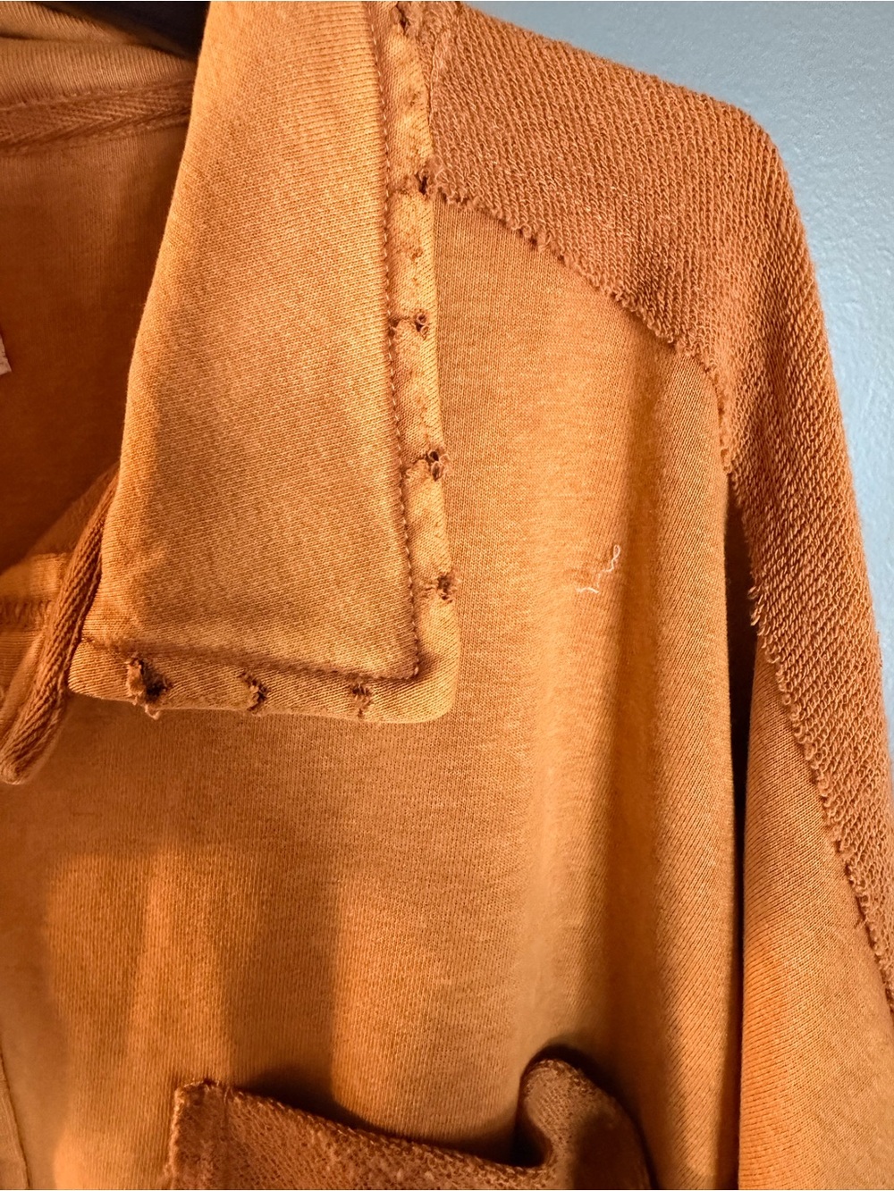 Oli & Hali Mustard Button-Front Pocket Shacket - Picture 5 of 5